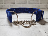 Galaxy 1.5" Large Chain Martingale Collar 17"-24"
