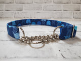 Jelly Fish 1" Large Chain Martingale Collar 17"-24"