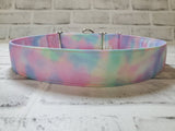 Faded Tie Dye 1.5" XL Martingale Collar 17"-28"