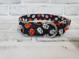 Small Jack-o-lanterns  1" Medium Martingale Collar 12"-19"