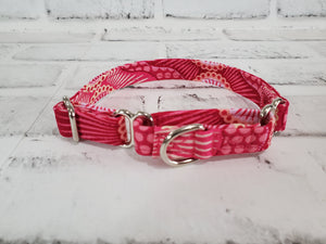 Fushia Fun 5/8" X-Small Martingale Collar  9"-11"