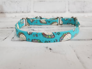 Tacos 1/2" X-Small Martingale Collar  9"-11"