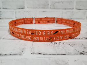 Trick or Treat 1" XL Martingale Collar 19"-28"