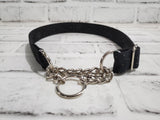 Dainty Dots 1" Large Chain Martingale Collar 17"-24"