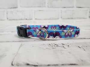 Woodland Floral 1/2" X-Small Buckle Collar  7"-11"