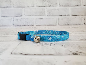 Stars and Moons 3/8" Cat Collar
