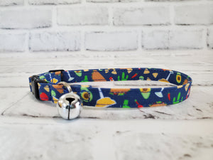 Tacos and Tequila 3/8" Cat Collar