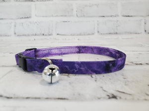 Purple Stone 3/8" Cat Collar