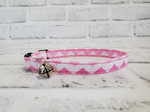 Pink Peaks 3/8" Cat Collar