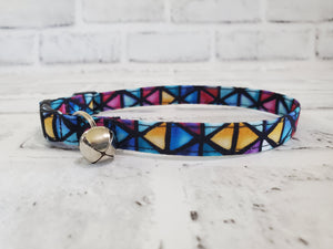 Stained Glass 3/8" Cat Collar