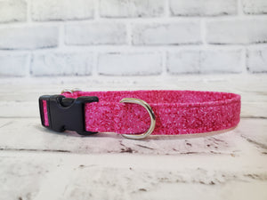 I Love Pink 5/8" X-Small Buckle Collar  7"-11"