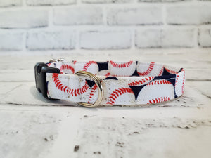 Baseball 5/8" X-Small Buckle Collar  7"-11"