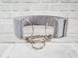 Silvers 2" Large Chain Martingale Collar 17"-24"