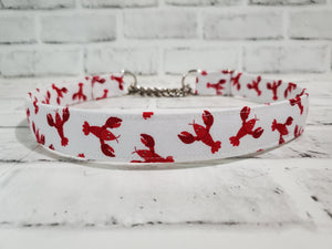 Lobsters 1" XL Chain Martingale Collar 19"-28"