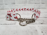 Lobsters 1" XL Chain Martingale Collar 19"-28"