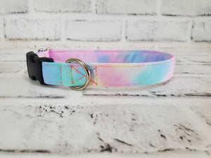 Cotton Candy 3/4" Small Buckle Collar 10"-15"