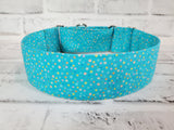 Polka-dot Party 2" Large Martingale Dog Collar 17"-24"