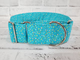 Polka-dot Party 2" Large Martingale Dog Collar 17"-24"