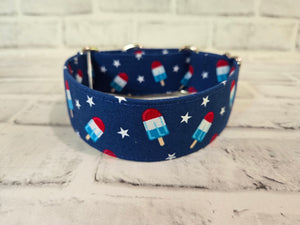 Rocket Pop 1.5" Small Martingale Collar 10"-15"