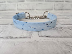 Seagulls 3/4" Small Chain Martingale Collar 10"-15"