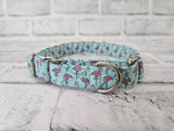 Flamingos 3/4" Small Martingale Collar 10"-15"