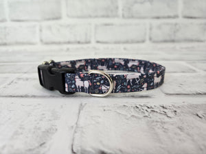 Magical Unicorns 5/8" X-Small Buckle Collar  7"-11"