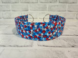 Star Spangled 2" Large Chain Martingale Collar 17"-24"