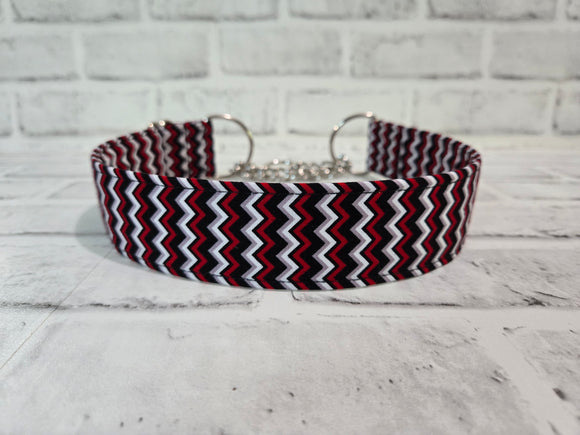 Black & Red Chevron 1.5