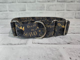 Boujee As F*ck 1.5" Large Martingale Dog Collar 17"-24"