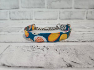 Fruit 5/8" X-Small Chain Martingale Collar  9"-11"