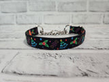 Neon Christmas 3/4" Small Chain Martingale Collar 10"-15"