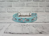 Moo Love 3/4" Small Chain Martingale Collar 10"-15"