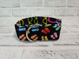 Summer 1.5" Small Two-tone Martingale Collar 10"-15"