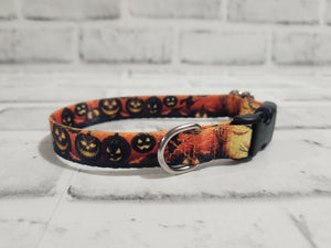 Jack O Lantern 5/8" X-Small Buckle Collar 7"-11"