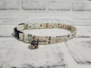 Math Nerd 3/8" Cat Collar