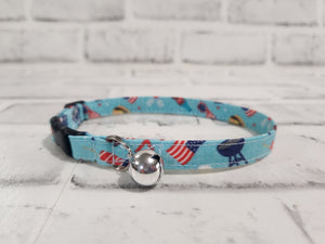 Summer BBQ 3/8" Cat Collar