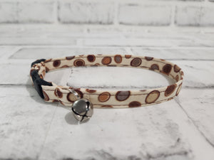 Earth Dots 3/8" Cat Collar