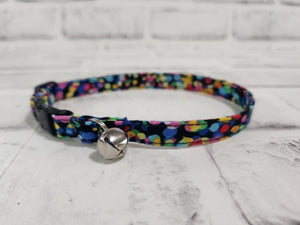 Party Polka Dots 3/8" Cat Collar