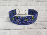Blueberry 2" Large Chain Martingale Collar 17"-24"