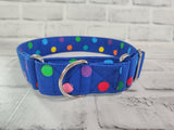 Clowning Around 1.5" Large Martingale Dog Collar 17"-24"