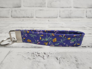 Woodside Blossom Fabric Wristlet Keychain
