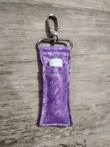 Purple Frost Chapstick Holder