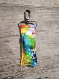 Rainbow Galaxy Chapstick Holder