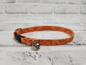 Orange Elegance 3/8" Cat Collar