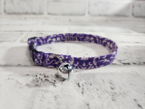 Purple Elegance 3/8" Cat Collar