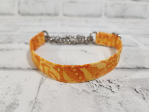 Orange Floral 5/8