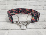 Cute But Psyco But Cute 2" Large Chain Martingale Collar 17"-24"