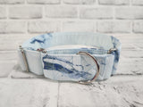 Blue Marble 1.5" Large Martingale Dog Collar 17"-24"