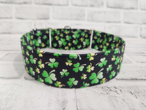 Shamrock 2" Large Martingale Dog Collar 17"-24"