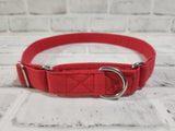 Red 1" XL Martingale Collar 19"-28"